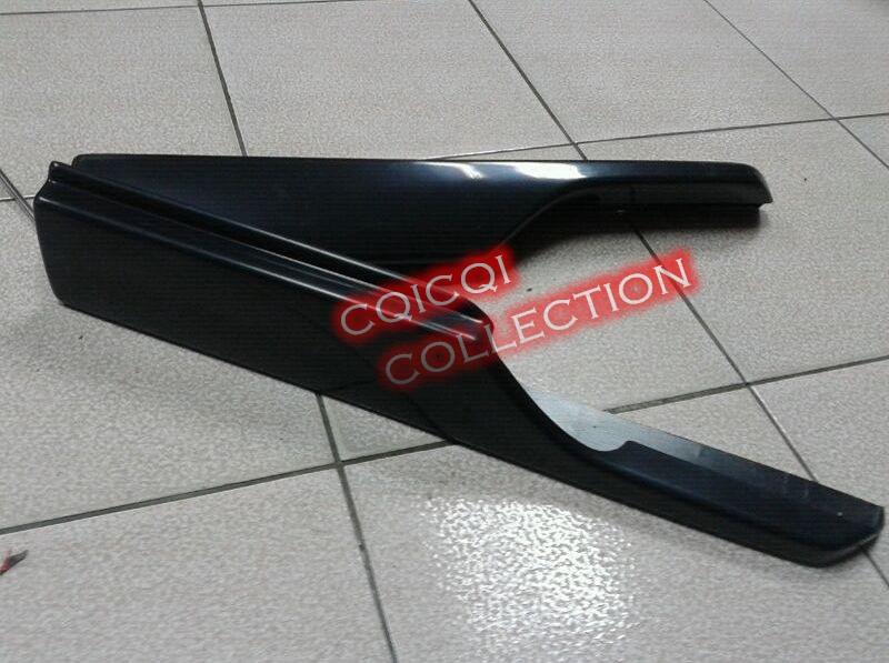 Unpainted honda 06-10 civic 4d f style side skirt spoiler fit:mugen side skirt◎