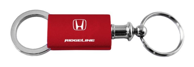 Honda ridgeline red valet metal key chain ring tag key fob logo lanyard