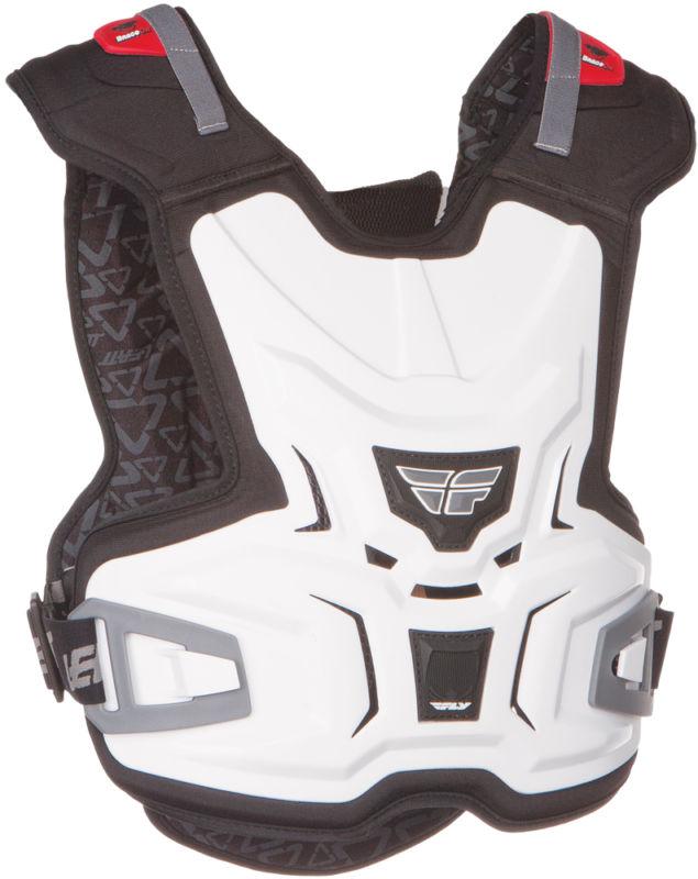 Fly racing junior body vest lite white large - x-large