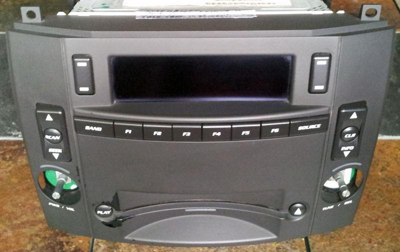 03 - 07 cadillac cts cts-v srx single disc cd player radio head unit factory oem