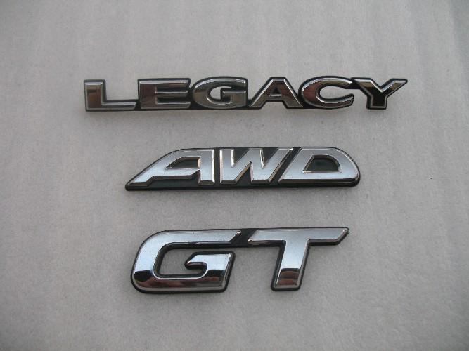 2000 2001 2002 2003 2004 subaru legacy gt awd rear emblem logo decal badge sign 