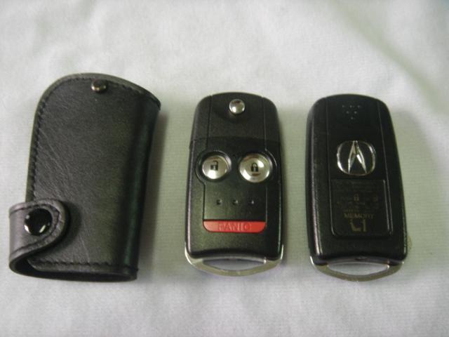 Acura flip car key remote fob glove cover black 