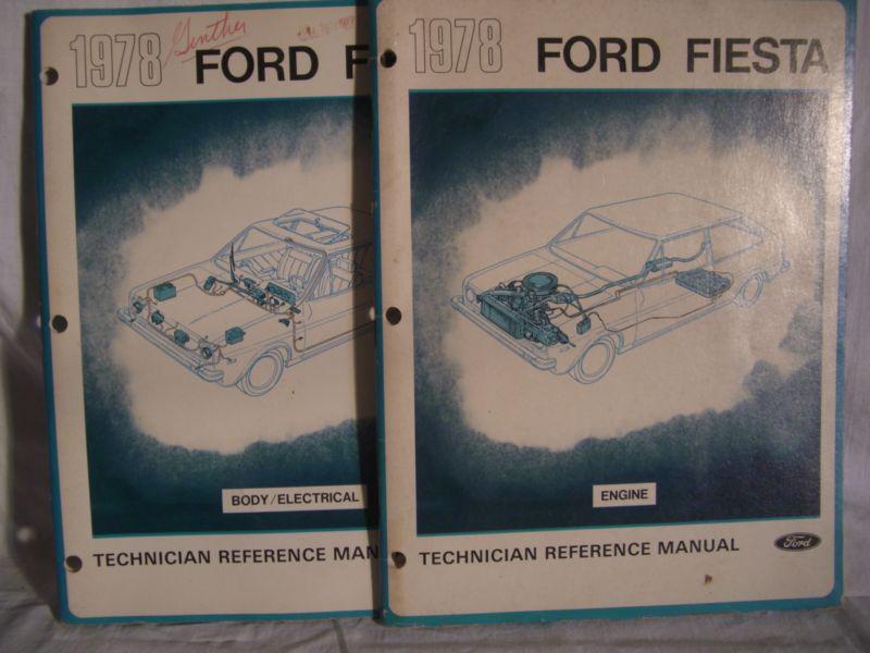 2 ford 1978 fiesta technician reference manuals