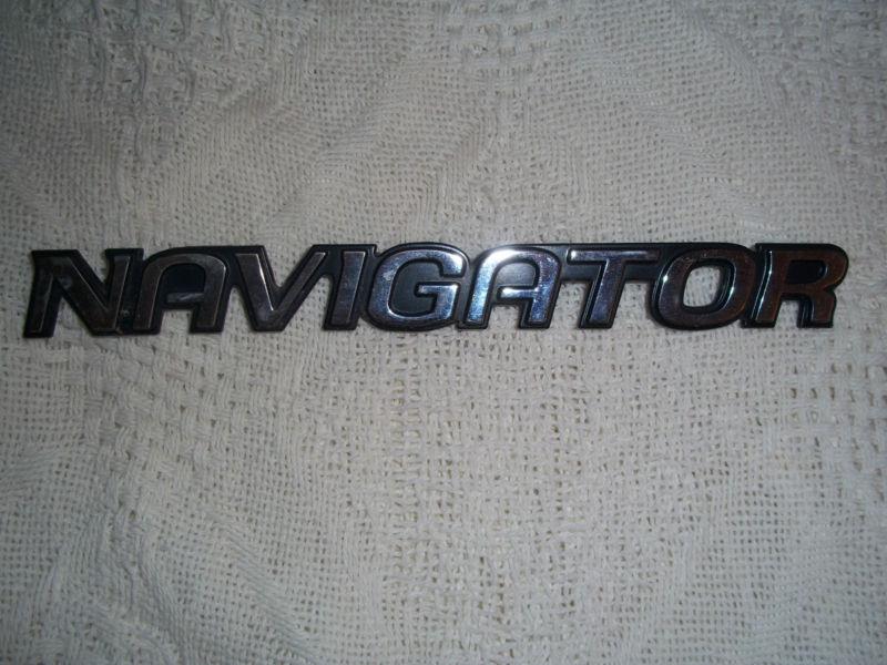 Ford lincoln navigator emblem logo  8 1/4" x 1"