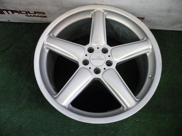 (1) used 22" acs type ii wheel 22x10.5 rear ac schnitzer type 2 genuine