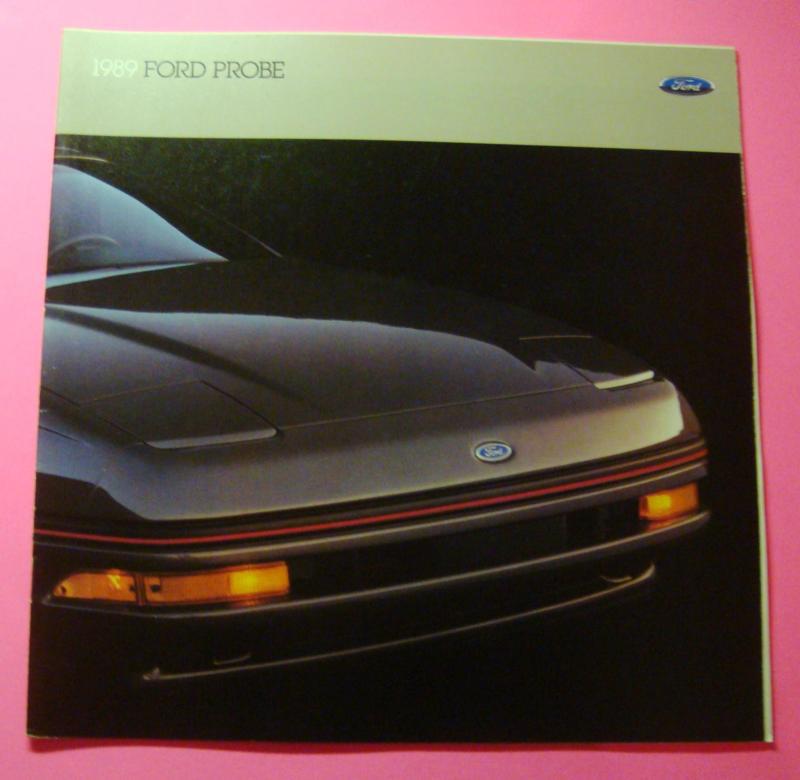 1989 ford probe showroom sales brochure...30 pages