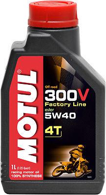 Motul 300v offroad 4t competition synthetic oil 5w-40 liter 102707