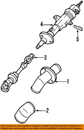 Chevrolet gm oem 19179923 steering column-intermed shaft