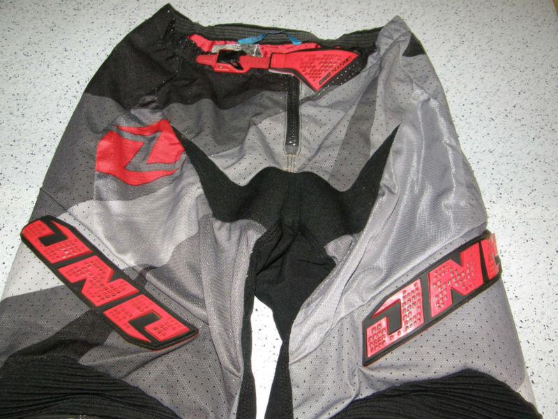 One industries reactor riding pants adult sz.30 moto rockstar mx atv quad #jp9