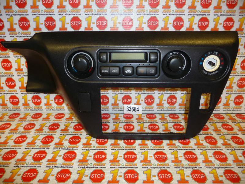 99 00 01 02 03 honda odyssey ac heater temperature climate control w/ bezel oem