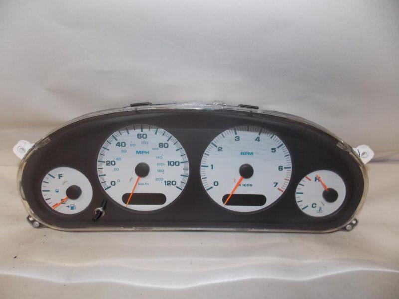 01-01 chrysler town & country 107k instrument cluster speedometer 2001 #6940