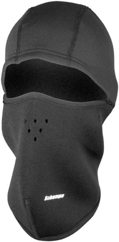 New schampa fleeceprene balaclava adult balaclava, black, osfm