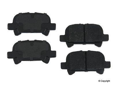 Wd express 520 08280 507 brake pad or shoe, rear-opparts semi met disc brake pad