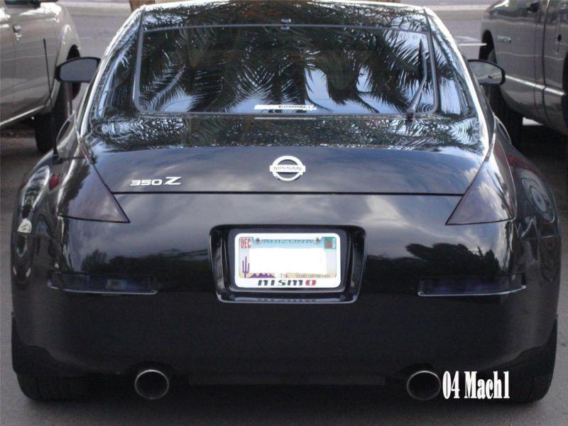 Nissan 350z smoke colored tail light film  overlays 2003-2008