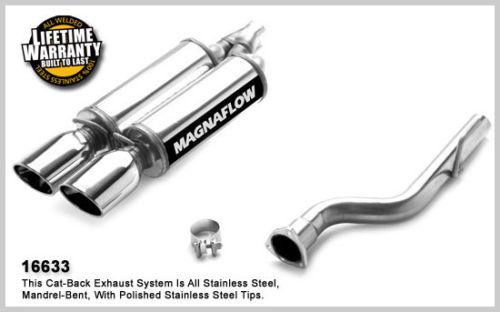 Magnaflow 16633 chrysler crossfire stainless cat-back system performance exhaust