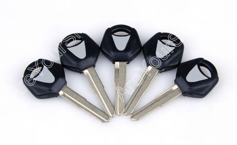 5pcs blade blank key motorcycle yamaha yzf r1 r6 fz1 fz4 fz6 fz8 xjr xj6 black