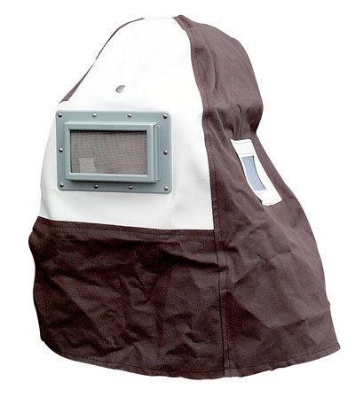 Deluxe abrasive blaster media sand blasting blast hood