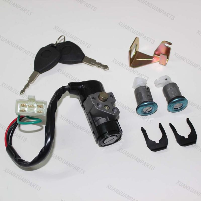 Gy6 scooter ignition switch key set 50cc 125cc 150cc moped roketa jonway