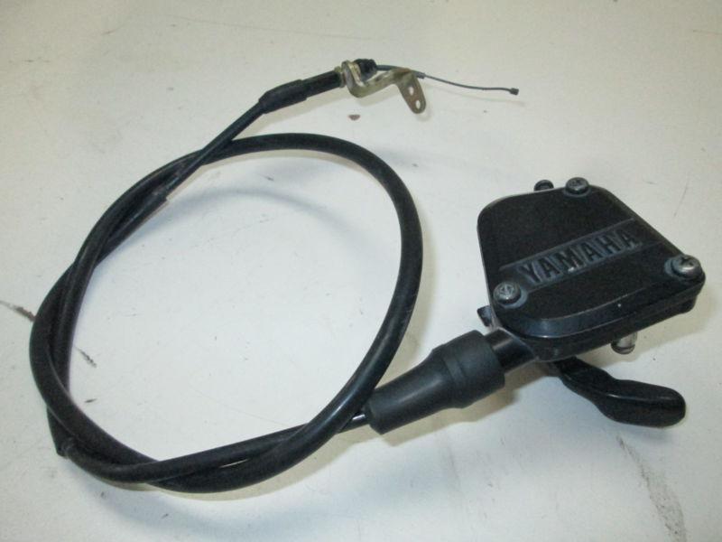 Yamaha 1997 yfm 350 warrior thumb throttle with cable & metal housing