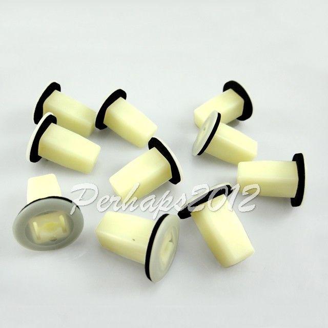 50pcs fit mitsubishi dodge rear side & trunk trim #8 screw grommet nuts clip