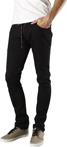 2013 fox racing t-rex skinny fit casual motocross jeans pants - punk black