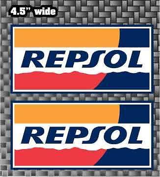 Repsol stickers 4.5" cbr,rc31 decals logos free ship