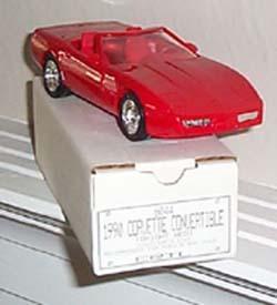 Gm 1990 corvette bright red convertible promotional model new in the box