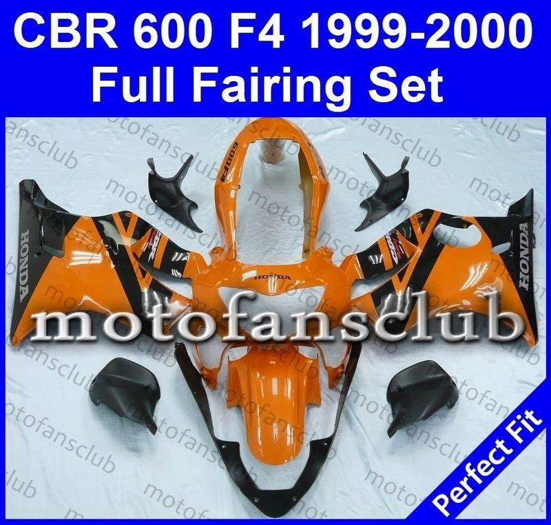 Fit honda cbr600f4 99 00 cbr600 f4 600f 1999 2000 fairing kit bodywork #11 c