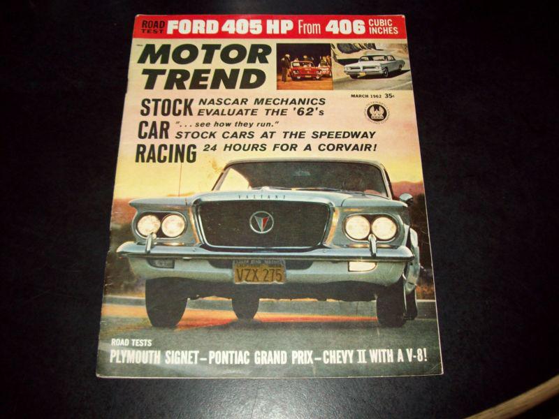 Motor trend march 1962