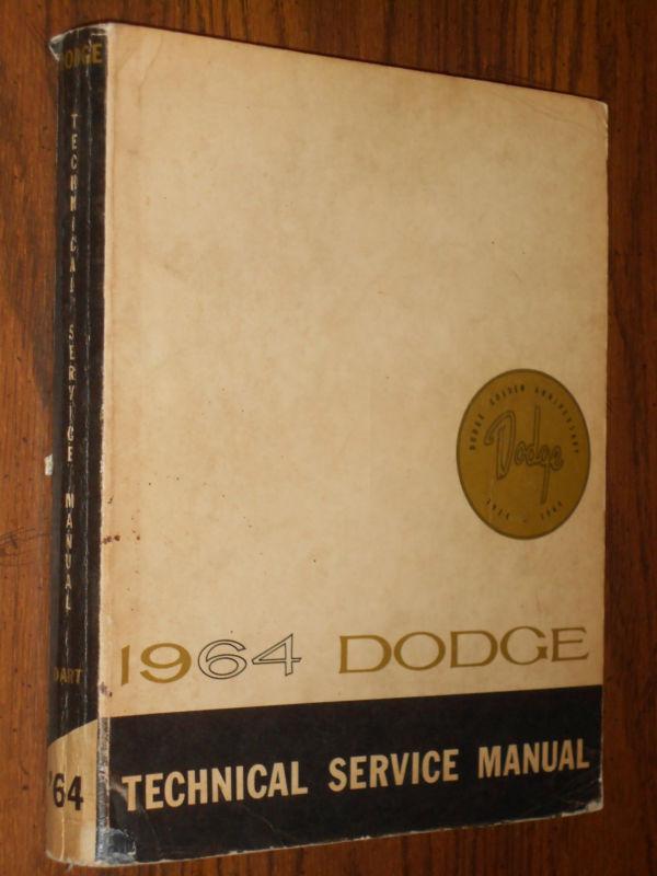 1964 dodge & dart shop manual / shop book / original!!