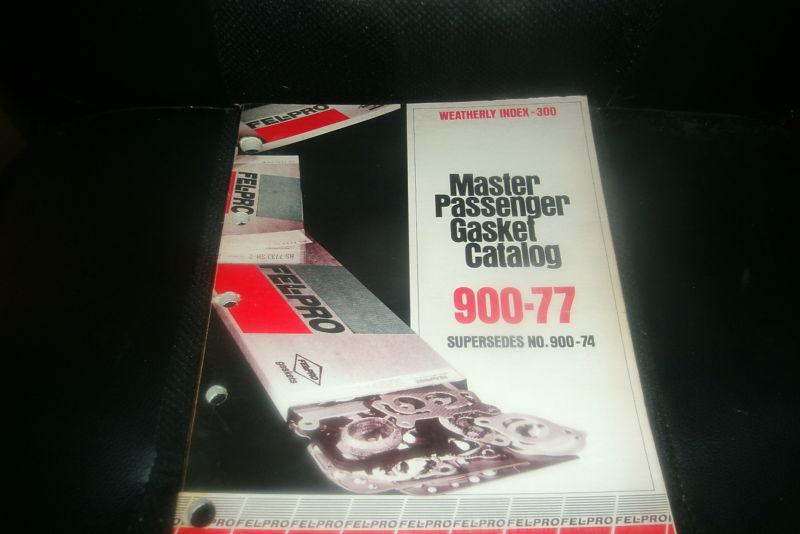 1977 fel-pro car master gasket parts catalog manual w applications part numb