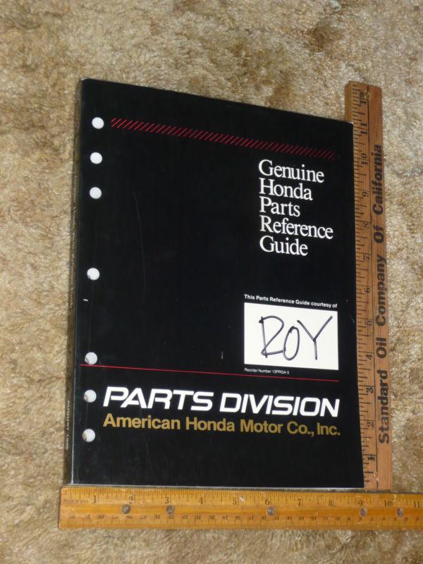 Genuine honda parts reference guide august 1996 book see pic