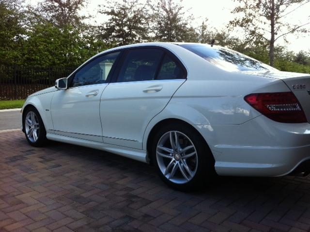 17" rims + tires (mercedes benz - oem) 