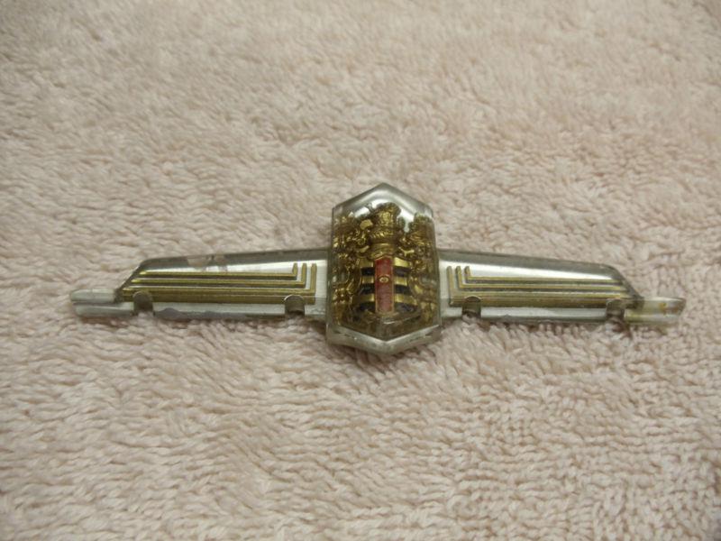 ~1~vintage~classic~ 1947 1948 dodge custom club coupe/deluxe coupe dash emblem ~