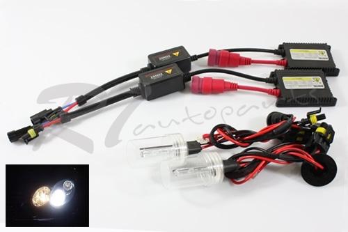 H1 6000k white slim digital ballasts xenon hid fog/driving lights conversion kit