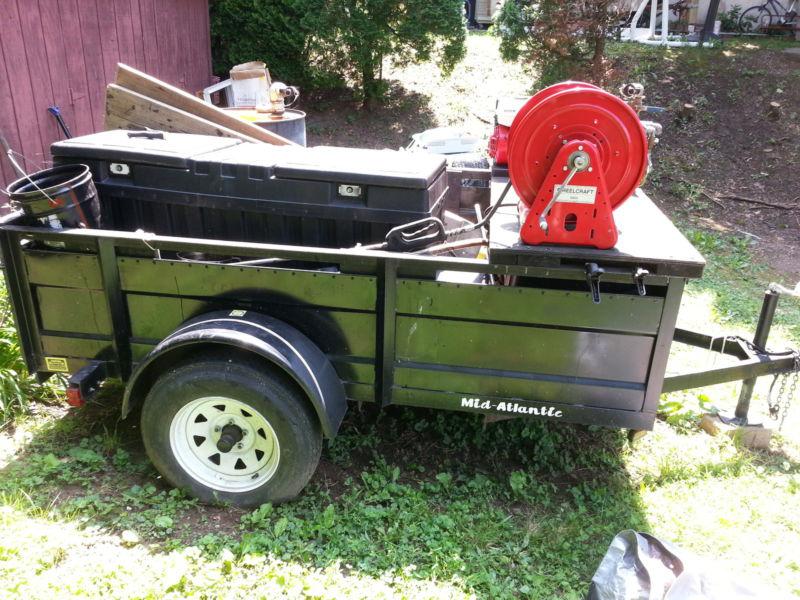 Mid atlantic trailer w/ driveway painting equipment