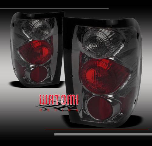 98-01 ford ranger pickup truck tail brake lights lamp smoke left+right ev xl xlt