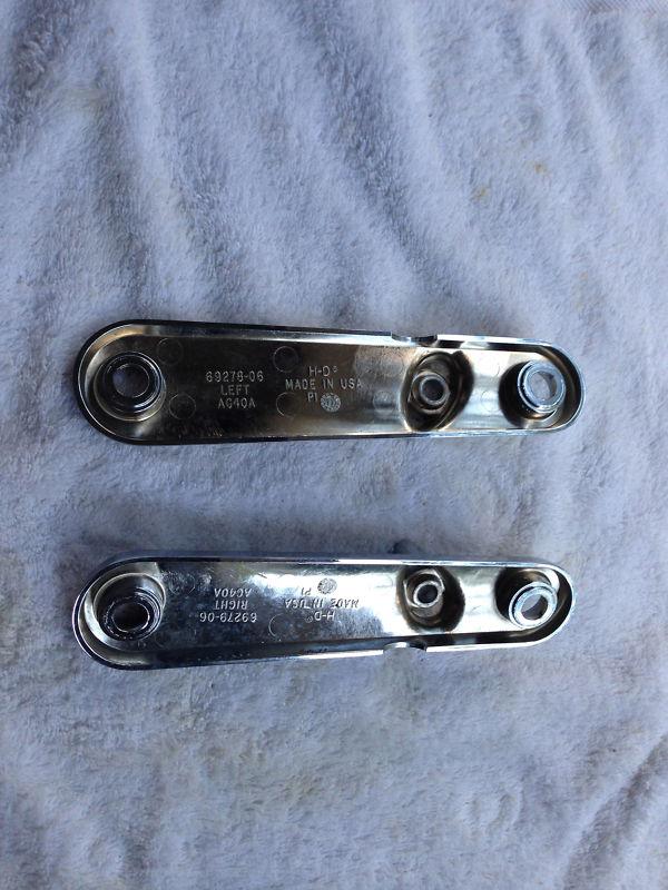 Harley davidson street glide front turn signal mount brackets 69278/69279-06