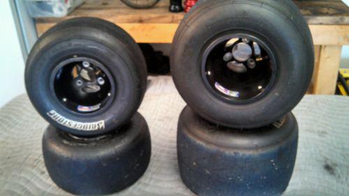 Go kart rims magnesium with tires dwt