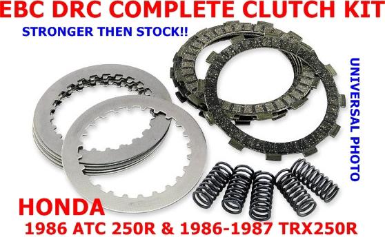 Ebc drc series complete clutch rebuild kit honda 1986 atc250r & 86-87 trx250r