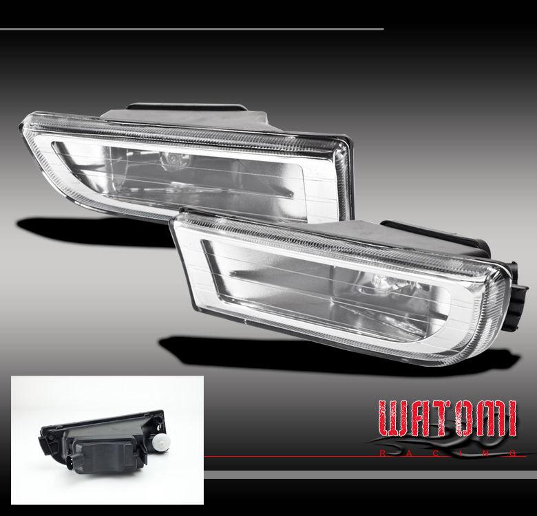 1995-2001 bmw e38 740i 750i sedan 4dr front bumper driving fog light lamp chrome