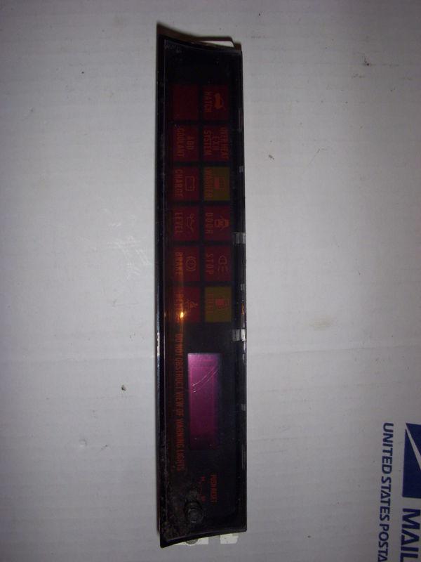 Mazda rx7 warning light clock assembly 1986 1987 1988