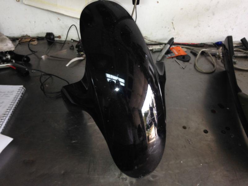 2003-up buell firebolt / lightning - front fender black - used