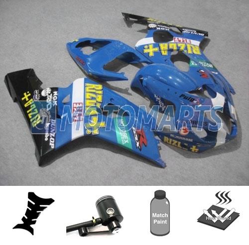 Bundle inj fairing w/ brake fluid pot for suzuki gsx r 600 750 k4 04 05 gsxr ab