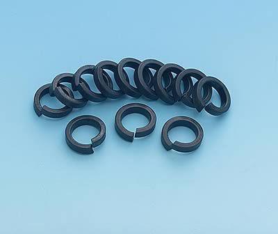 Mr. gasket 3416 lock washers steel black oxide .375" i.d. .500" o.d. set of 12