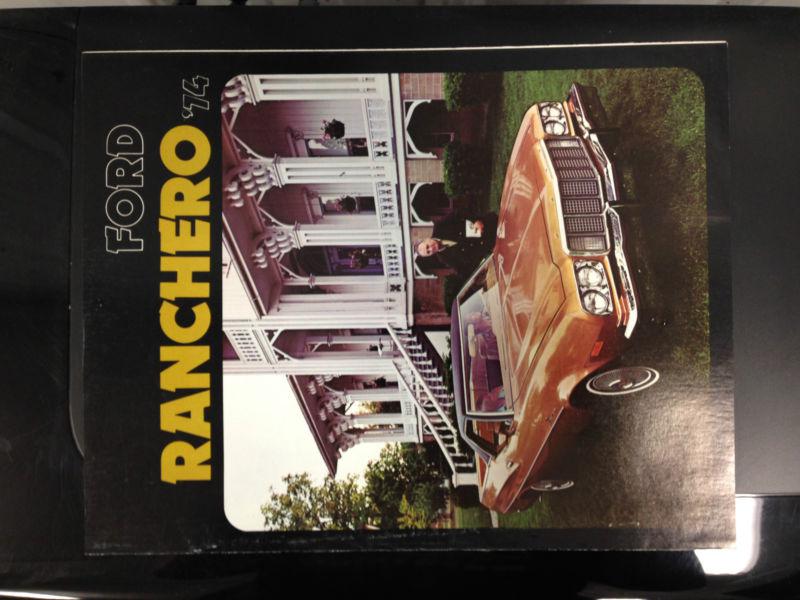 1974 ford ranchero brochure