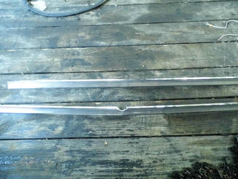 1964 1965 chevelle mailbu ss trunk lid trim mouldings chrome 