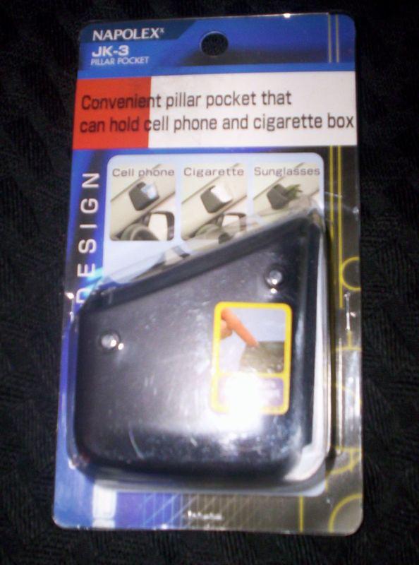 Napolex jk-3 pillar pocket/holds cell phone & glasses/cigarettes