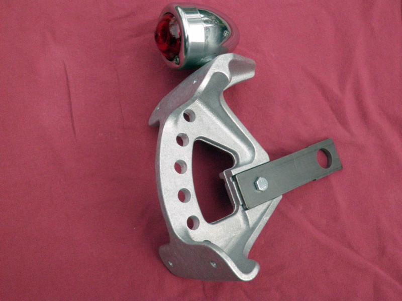 Triumph harley  yamaha  xt sr 500 chopper cafe racer side mount license bracket 