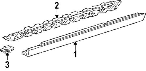 Mercedes-benz-mb oem 20469823549051 rocker panel